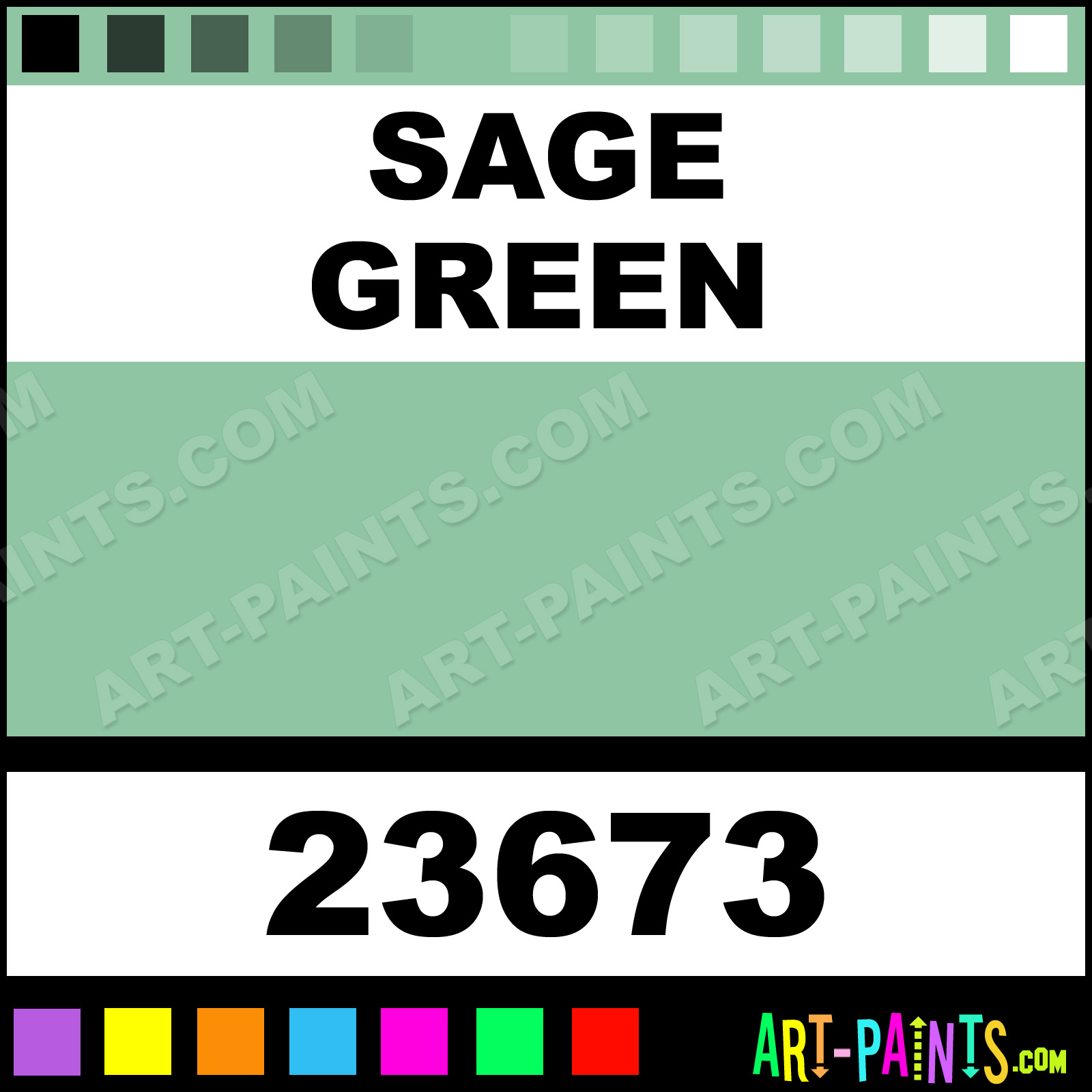 Sage Green Artist Acrylic Paints - 23673 - Sage Green Paint, Sage