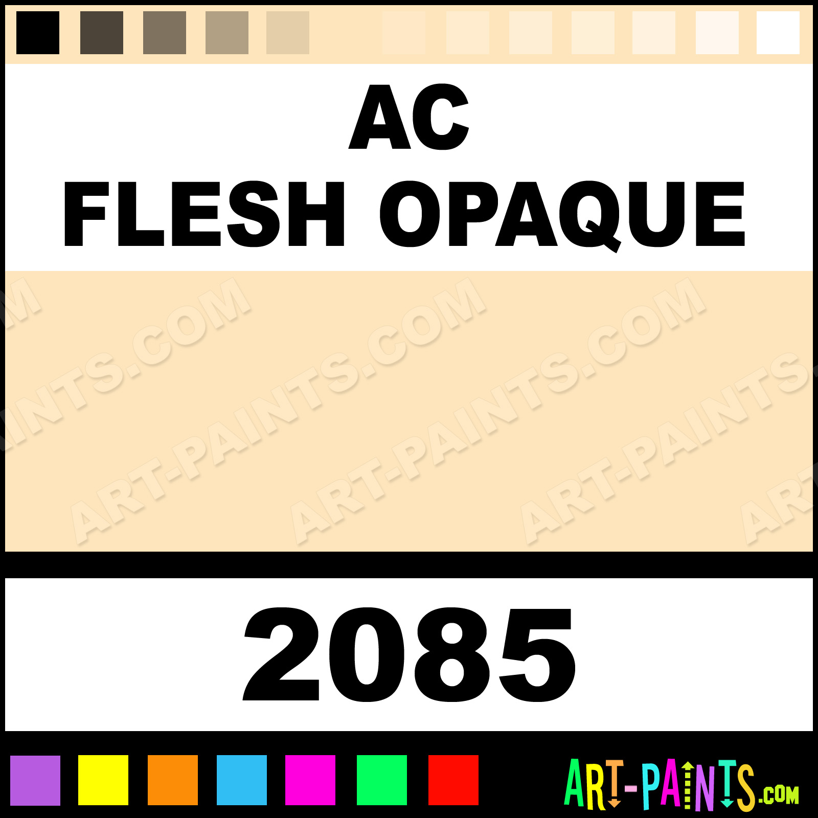 Opaque Paint Set - Flesh Colours