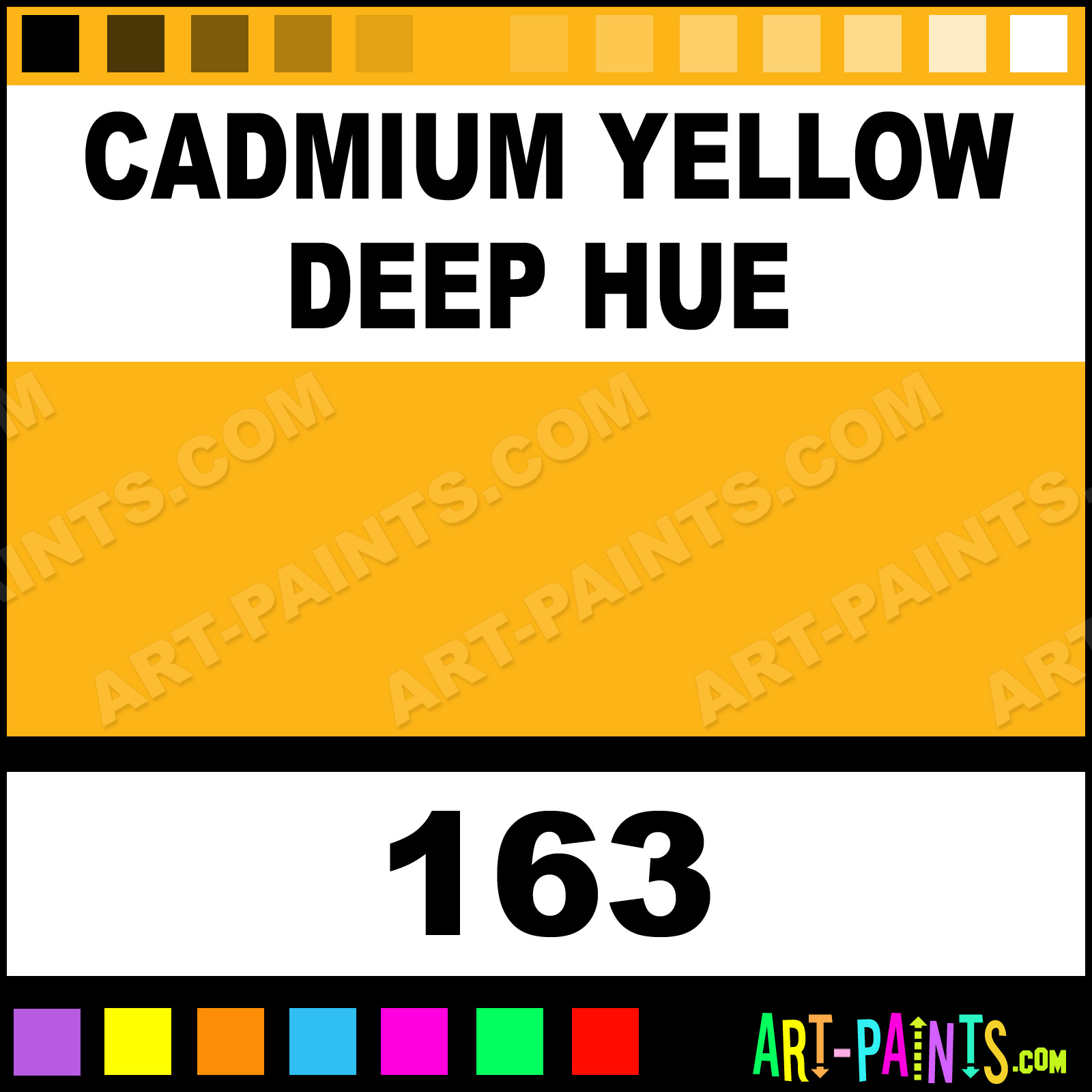Cadmium Yellow Deep (16oz HB Acrylic)