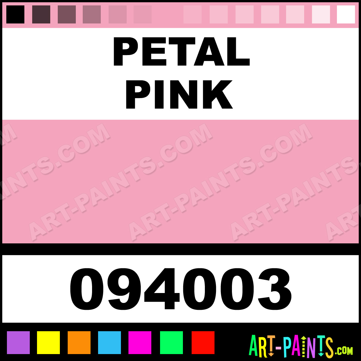 Petal Pink Acrylic Paint, Stenciling Supplies