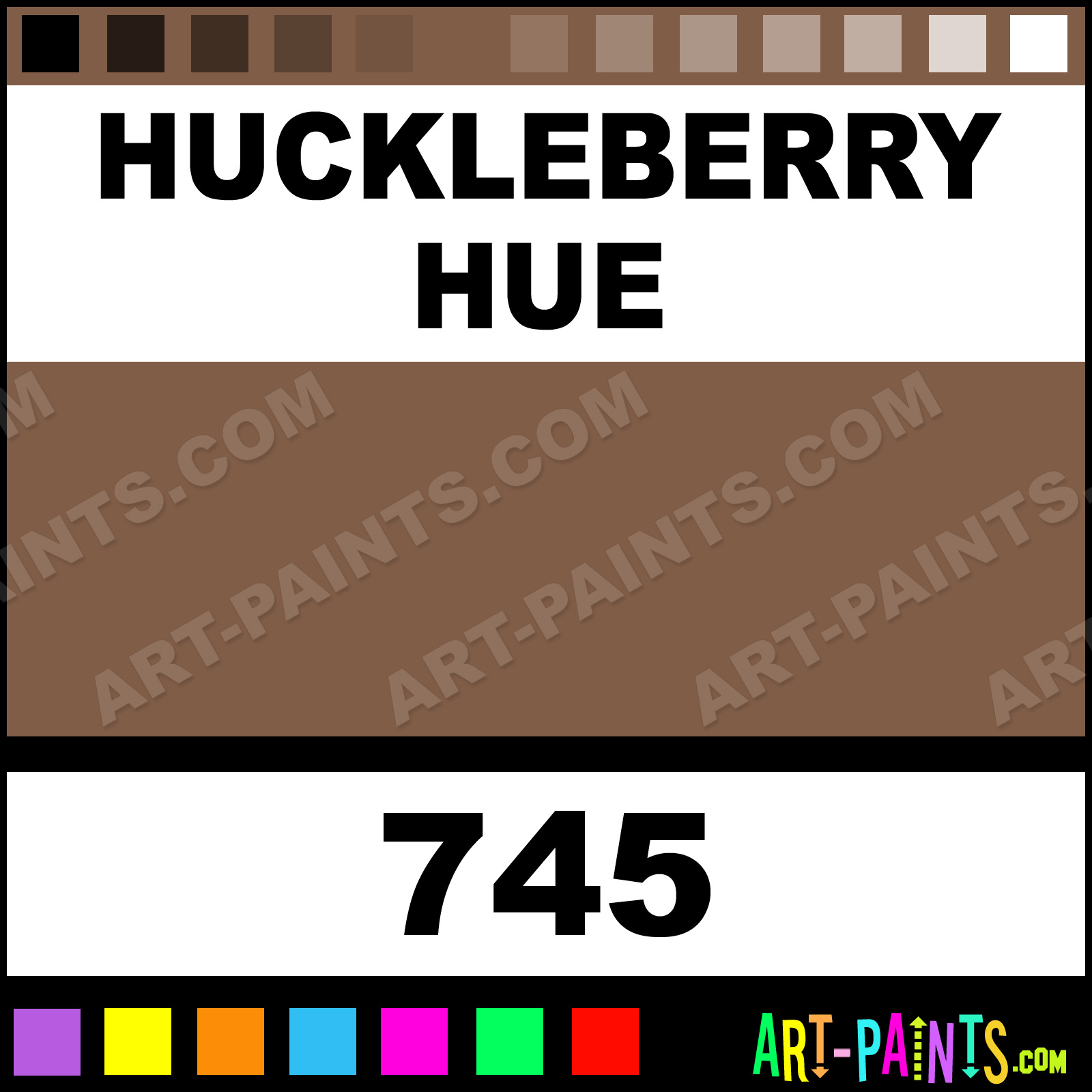 Huckleberry Folk Art Acrylic Paints - 745 - Huckleberry Paint, Huckleberry  Color, Plaid Folk Art Paint, 805C46 
