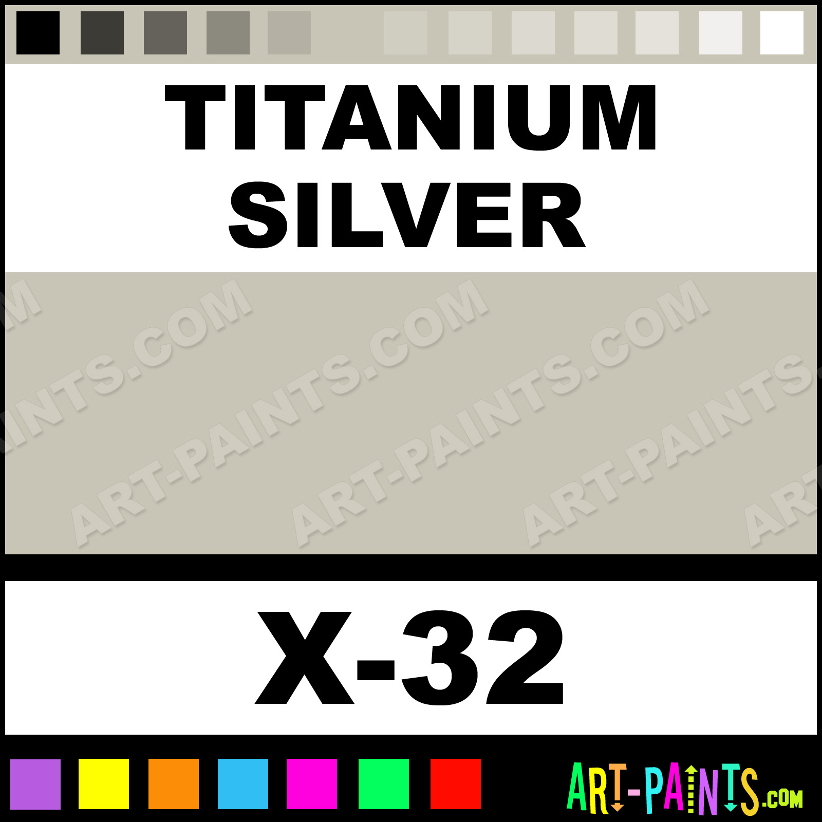 metallic silver color swatch