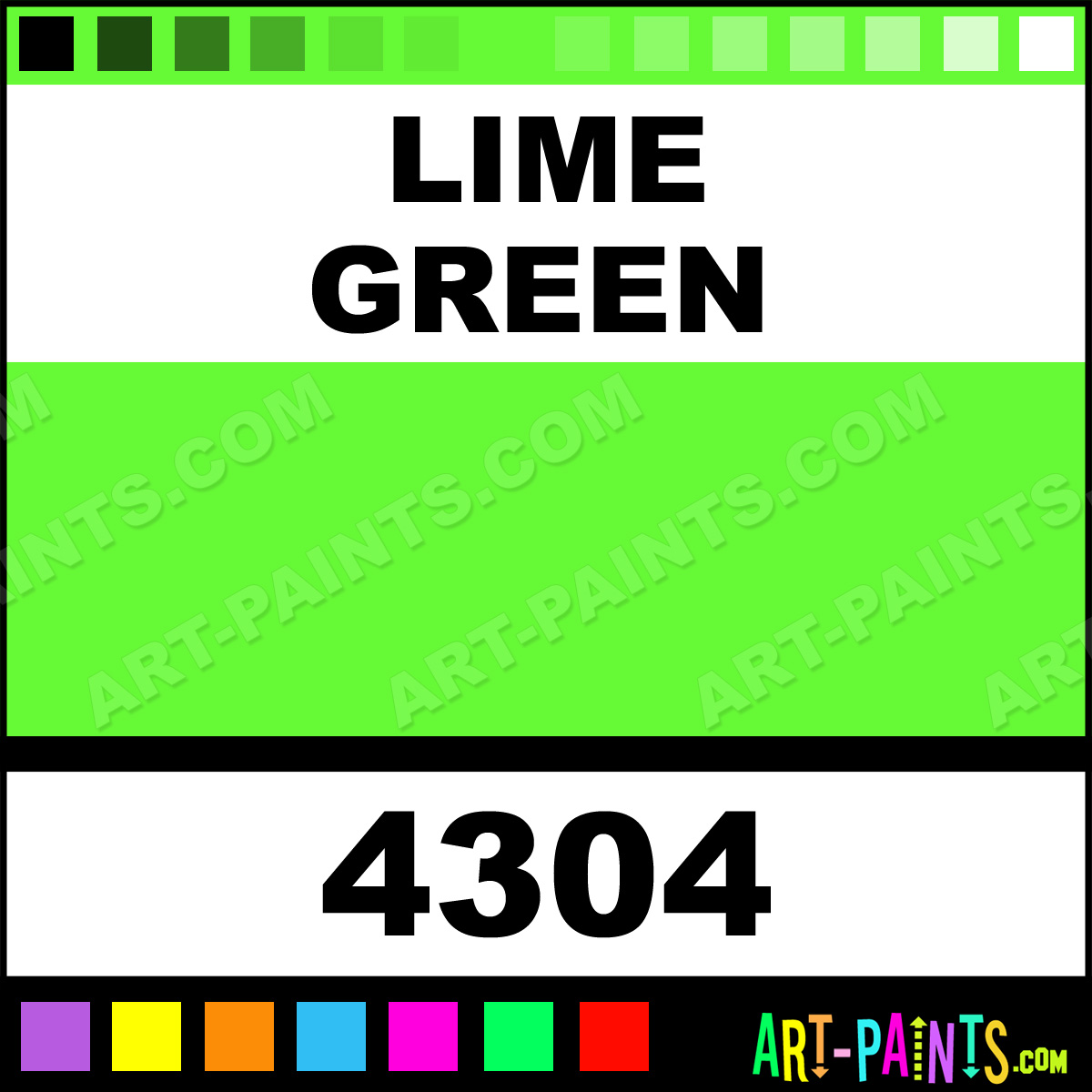Lime Green Pearlized Special FX Airbrush Spray Paints - 4304 - Lime