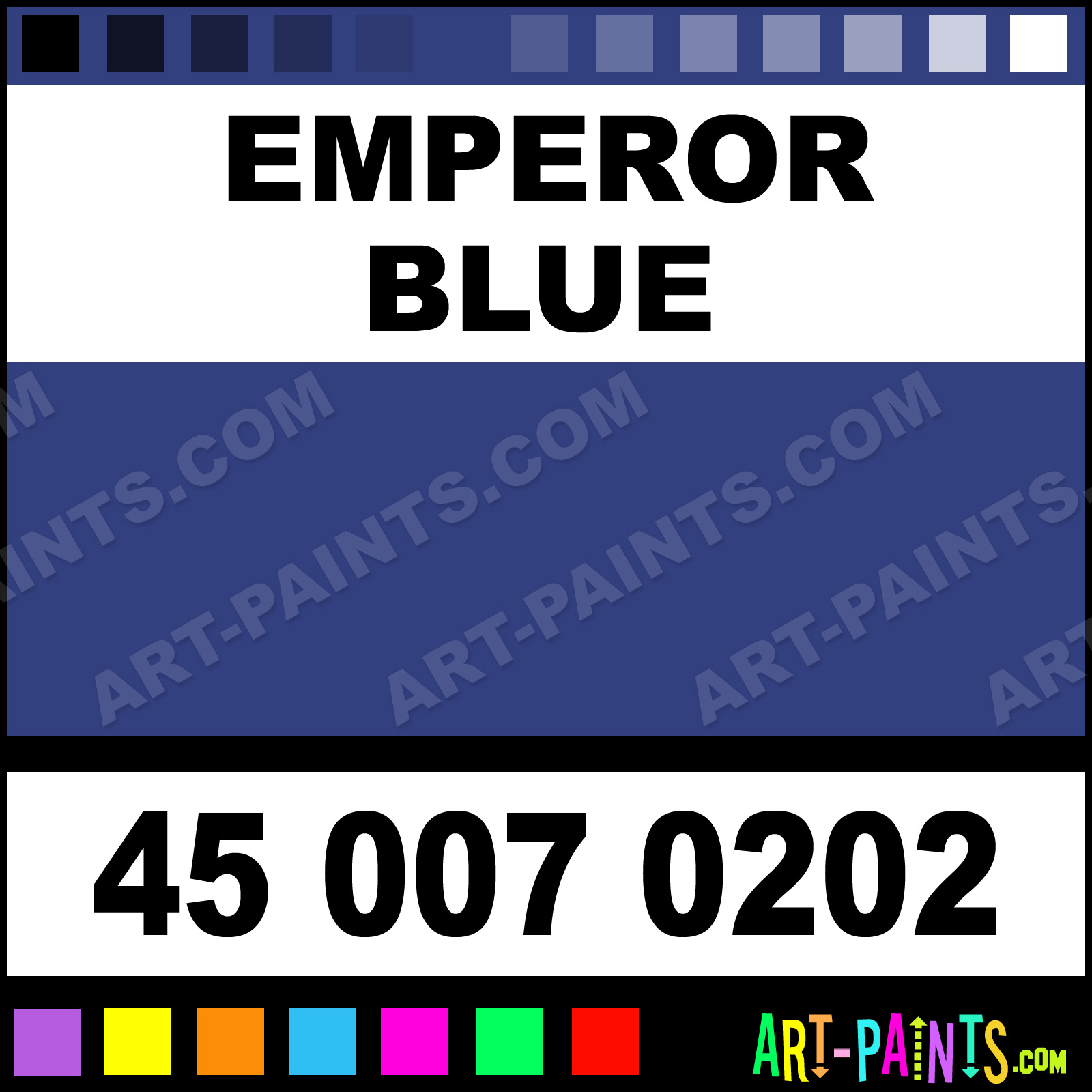 Emperor Blue Delta Enamel Paints - 45 007 0202 - Emperor Blue Paint, Emperor  Blue Color, Air-Dry PermEnamel Delta Paint, 313E7E 