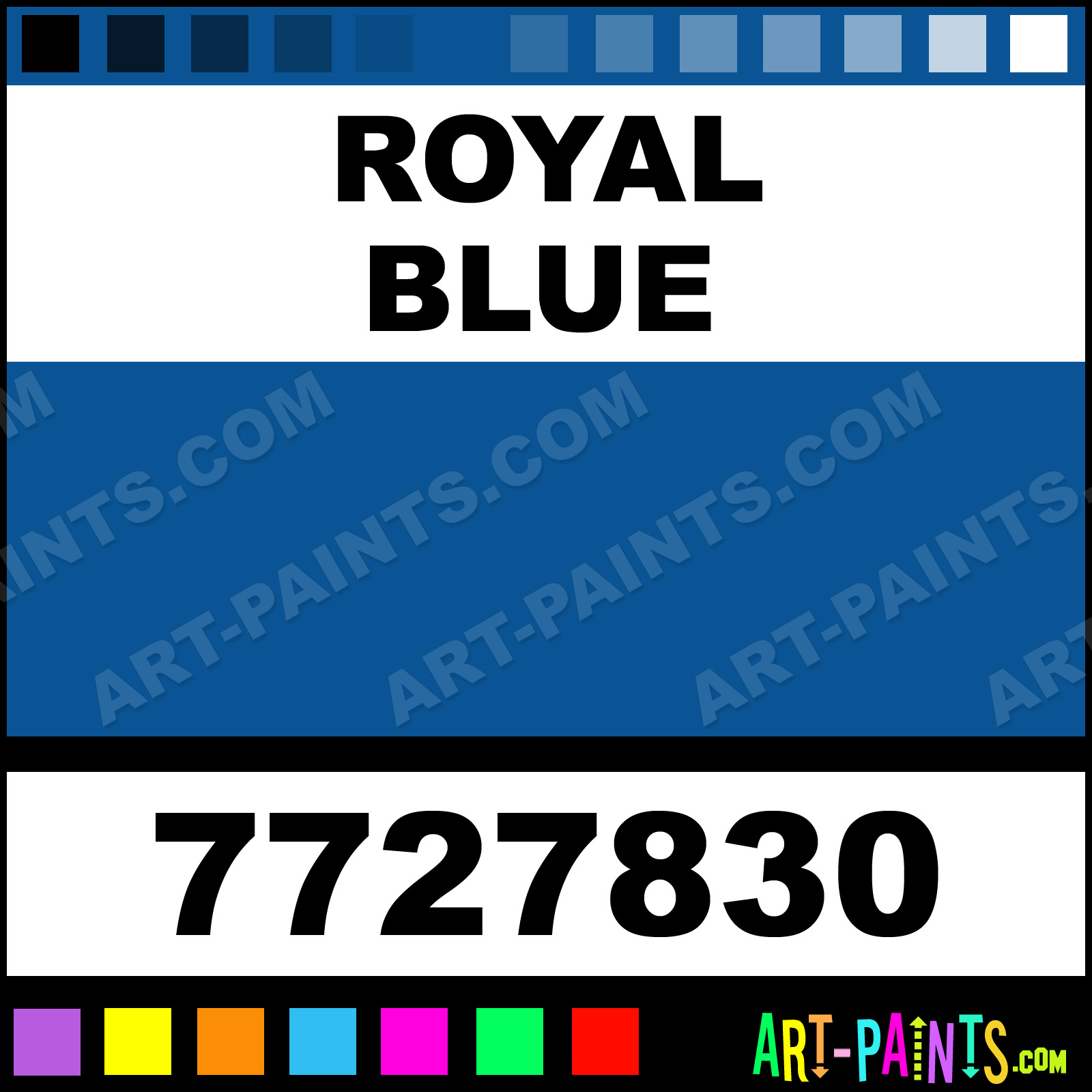 royal blue color swatch