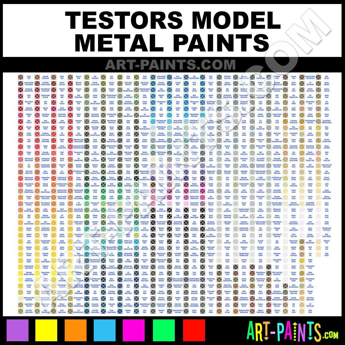Testors Paint Colors Chart Paint Color Ideas