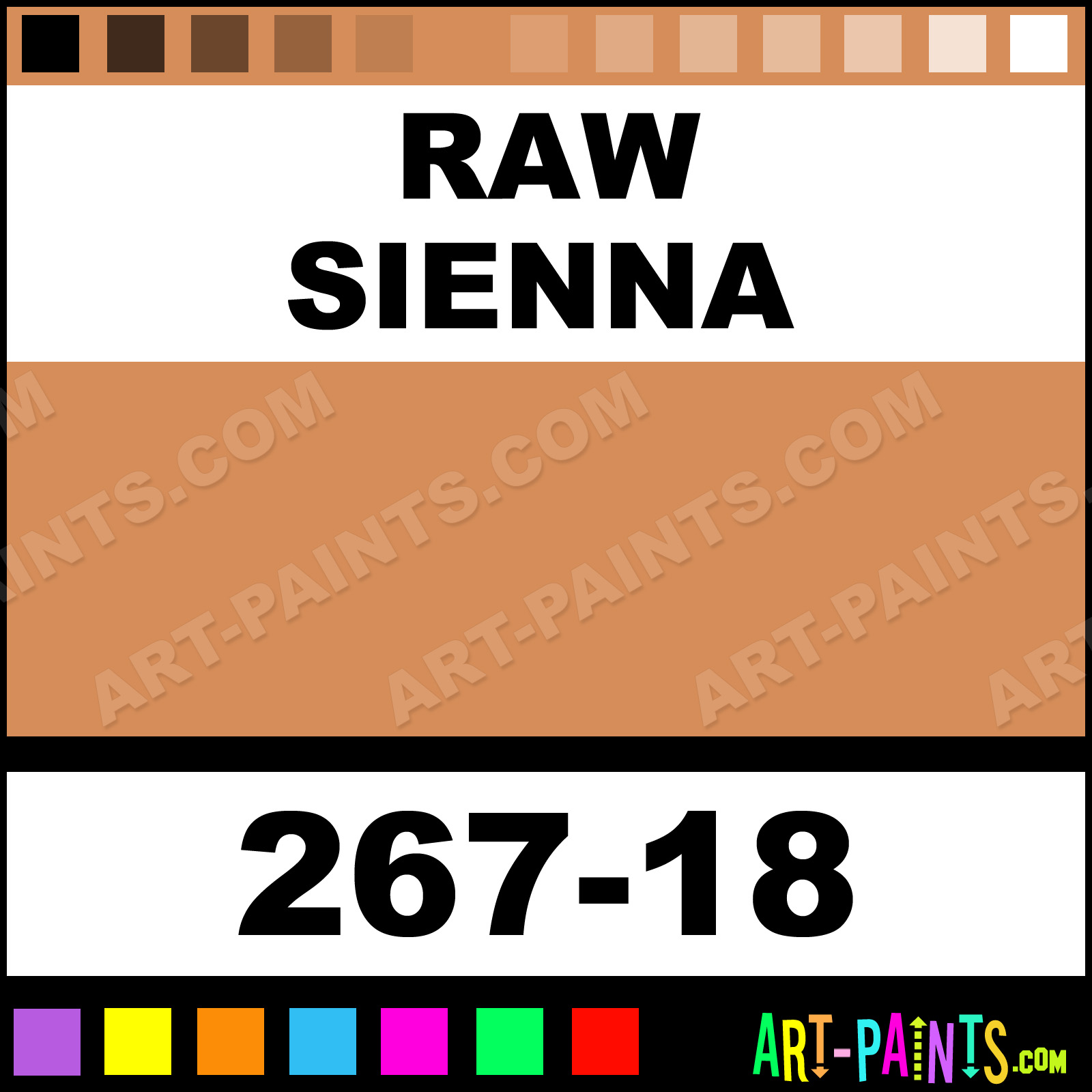 Raw Sienna Soft Pastel Paints 267 18 Raw Sienna Paint Raw Sienna