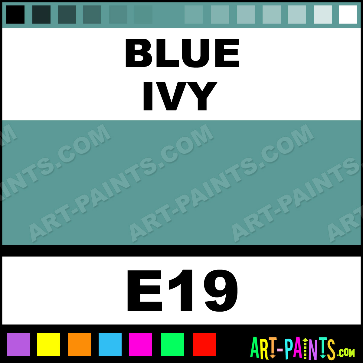 Blue Ivy, Paint Color