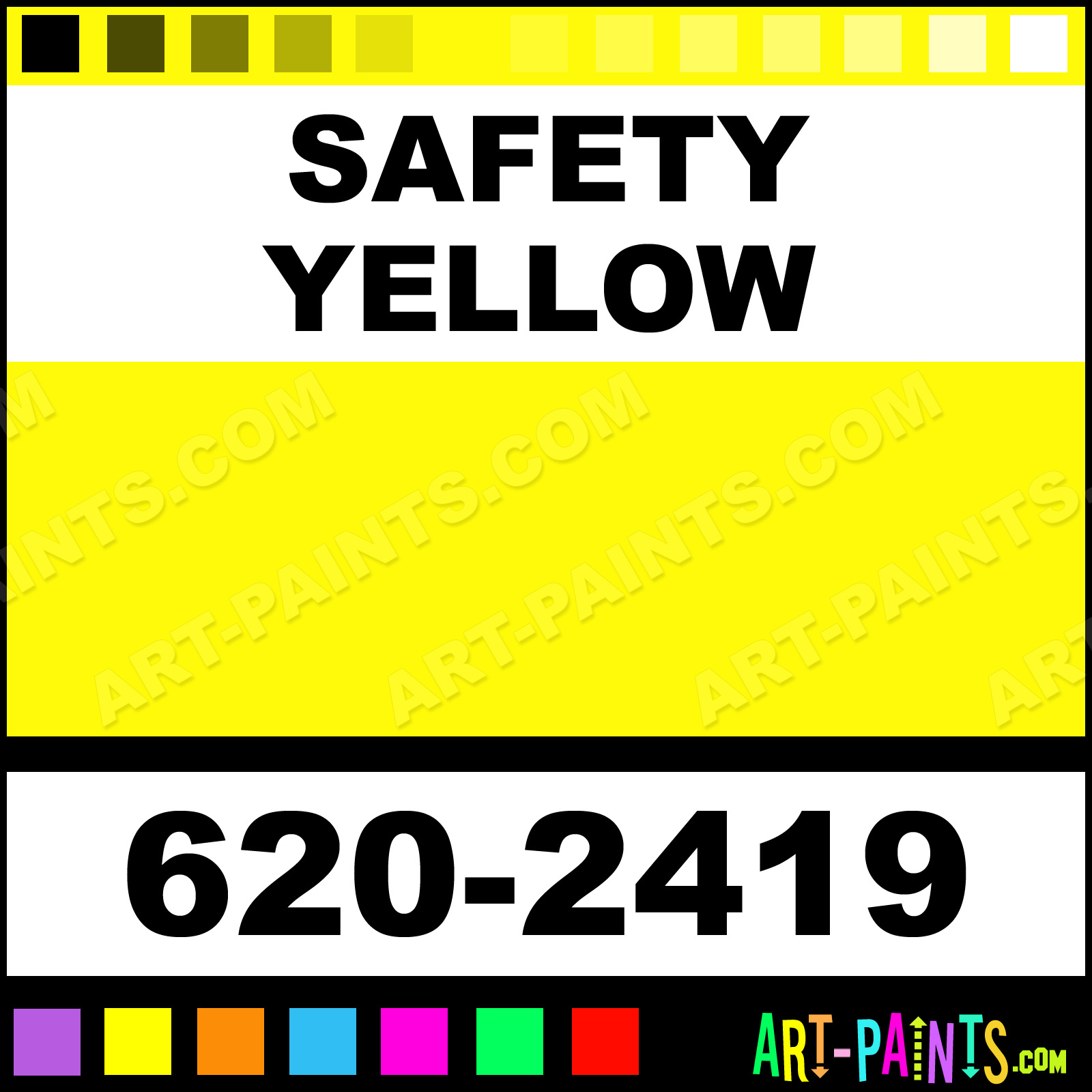 Safety Yellow Mro Spray Paints 620 2419 Safety Yellow Paint Safety